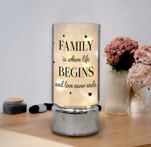 LED Glitter Tube Lamp - Family