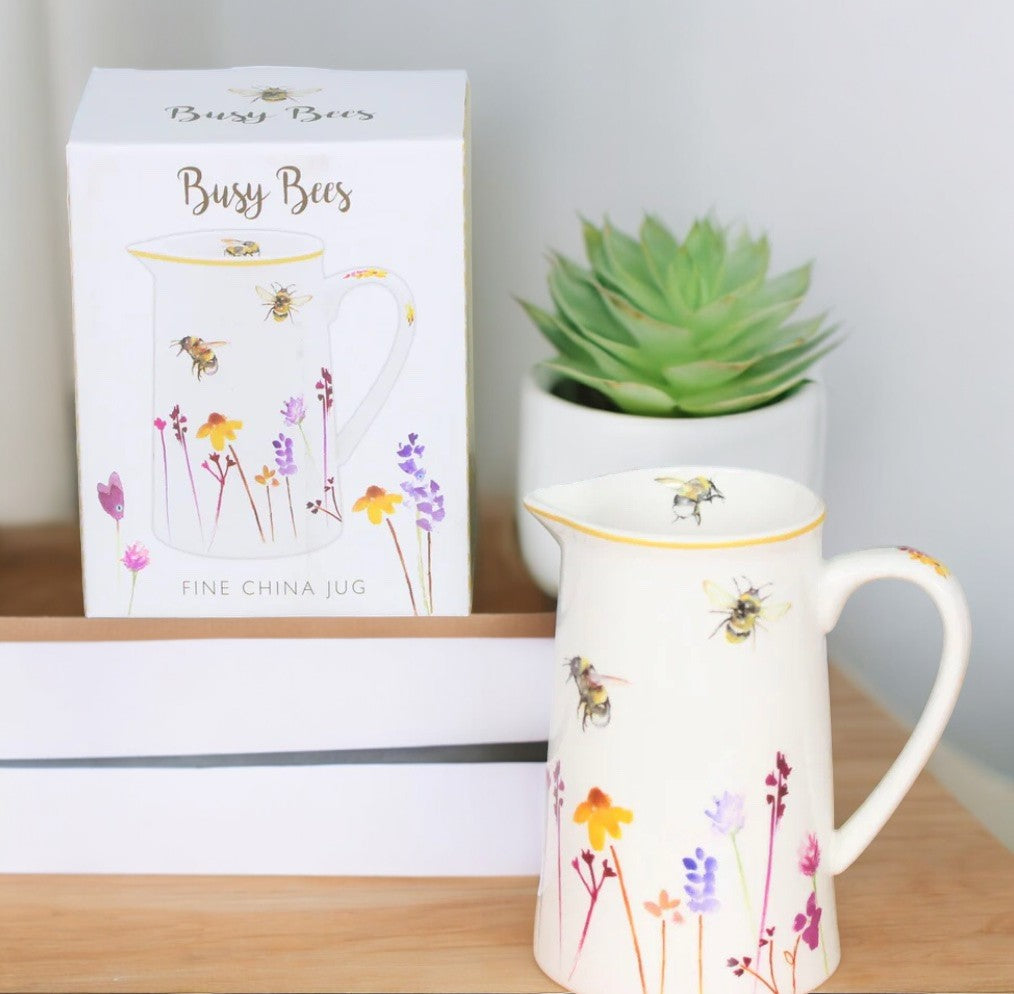 Busy Bees Milk Jug