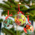 Christmas Baubles, Hand Painted Christmas Decoration