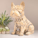 Driftwood French Bulldog Figurine