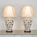 Pair of Luxury Vintage Ivory Butterfly Lamp