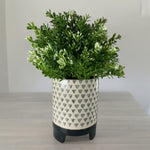 Large Geometric Monochrome Planter