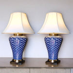 Pair of Luxury Vintage Myriad Fish Lamp