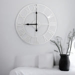 Roman Numeral Wall Clock White | 40cm