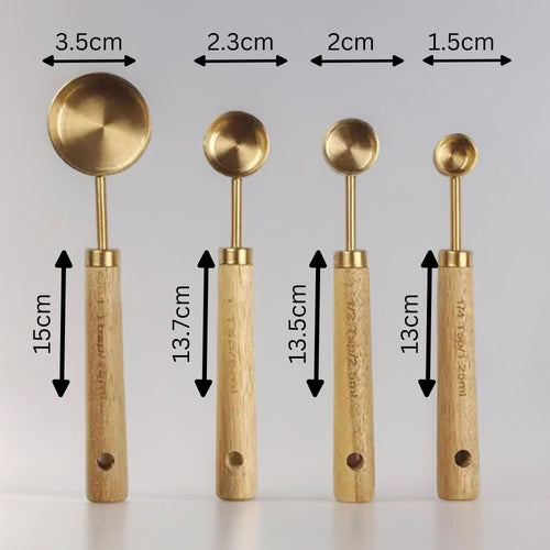 Stainless Steel Measuring Spoons – Set Of 4