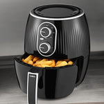 Tower T17063L Vortx 4L Manual Air Fryer in Black