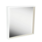 Harbour Housewares Acrylic Square Deep Box Wall Mirror - Deep Box Shape Adds Depth and Dimension to Your Walls