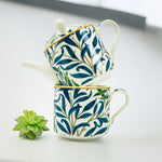 Willow Bough Ceramic One Cup TeaPot Gift Set | Gift Set Includes Cup & Teapot for 1