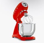 Smeg SMF03RDUK 50s Style Full Colour Red Stand Mixer