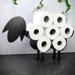 Stylish Cat Toilet Roll Holder - Stores Up to 7 Rolls, Free-Standing Design