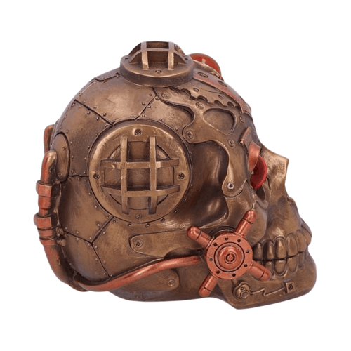 Steampunk Under Pressure Skull Ornament - Boxzy