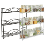 3-Tier Herb & Spice Rack with easy installation, requiring only basic tools for setup and mounting