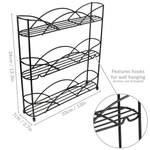 3-Tier Herb & Spice Rack for small kitchens, maximising storage space and keeping your kitchen organised