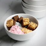 Set Of 4 Porcelain 600ml Cereal Bowls -Size 15cm - Boxzy