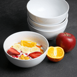 Set Of 4 Porcelain 600ml Cereal Bowls -Size 15cm - Boxzy