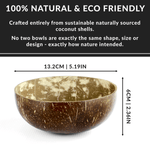 Pack of 2 Natural Coconut Bowls - Boxzy