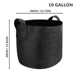 Plant Grow Bags 10 Gal - Set of 3 - Boxzy