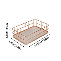Large rectangular basket dimensions: 24.5 × 16 × 6.6cm