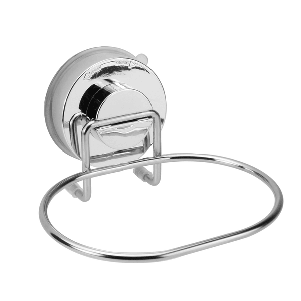 Suction cup soap dish holder shown with the removable tray taken out