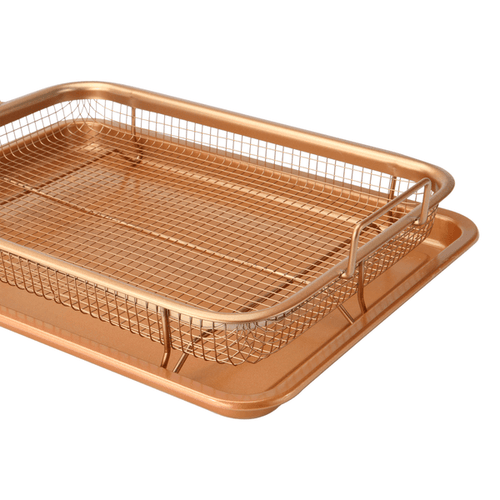 Copper Crisping Basket & Baking Tray - Boxzy