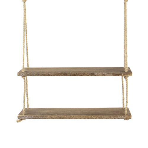 Wooden Hanging Shelf 2 Tier - Boxzy