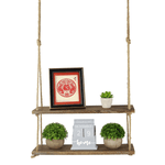 Wooden Hanging Shelf 2 Tier - Boxzy