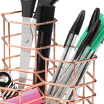 Rose Gold Hexagonal Desk Tidy - Boxzy