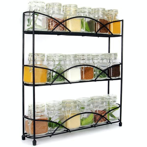 3-Tier Herb & Spice Rack for countertop storage, keeping herbs, spices, and small kitchen items organised and within reach