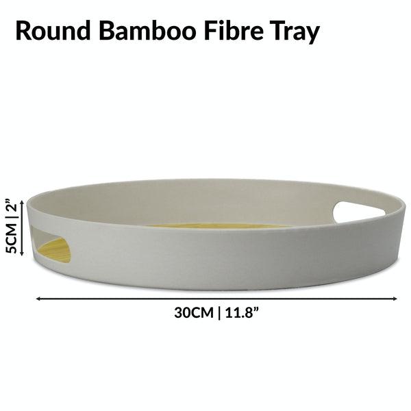 Dimension diagram of the round 30cm serving tray