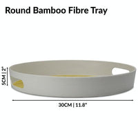 Dimension diagram of the round 30cm serving tray