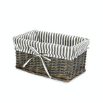 Grey Wicker Basket Small - Boxzy