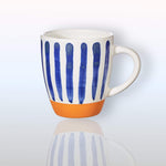 Paros Blue Stripe Tall Mug