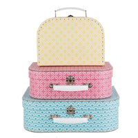 Moroccan Geometrics Suitcases - Set Of 3 - Boxzy