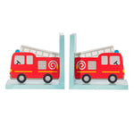 Fire Engine Red Bookends - Boxzy