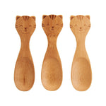 Tiger Bamboo Spoons - Set Of 3 - Boxzy