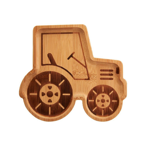 Tractor Bamboo Plate - Boxzy
