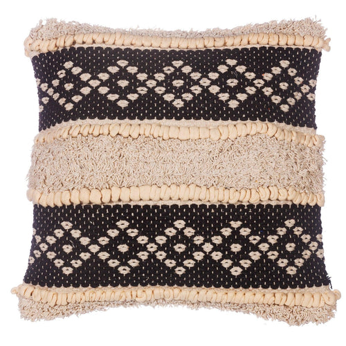 Black Diamond Stripe Cushion - Boxzy