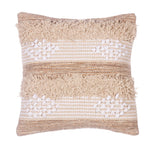 White Diamond Striped Cushion - Boxzy