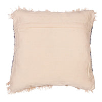 Denim Tufted Diamond Cushion - Boxzy
