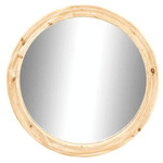 Round Wall Mirror - Washed White - Boxzy
