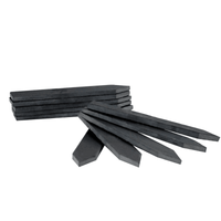 Pointed slate garden labels stacked and fanned out