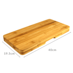 Bamboo Cheese Board With Knife Set