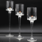 Tea Light Tall Candle Holders Set of 3