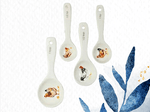 Country Life Measuring Spoons Set Of 4 - Boxzy