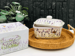 Purple Lavender Butter Dish - Boxzy