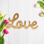 Gold Love Standing Letters - Boxzy
