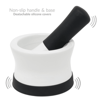 Close-up showing the detachable silicone base and grip