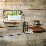 Rustic Floating Shelves Set of 2 | Wall mounted - Boxzy