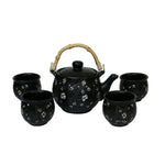 Traditional Japanese Etched Cherry Tea set - Boxzy