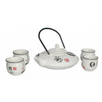 Japanese White Gloss Tea Set - Boxzy